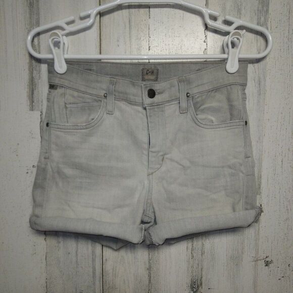 Citizens Of Humanity Women's 27 Mandy Grey Cutoff Shorts - Picture 1 of 9